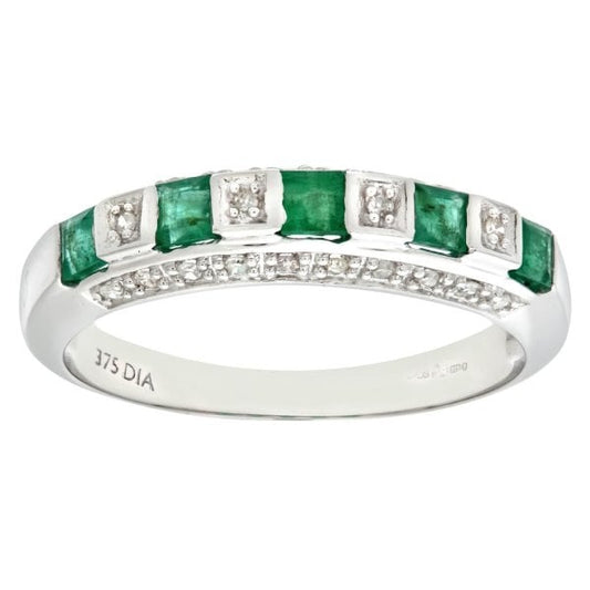 Diamond 0.10ct, Emerald Ring