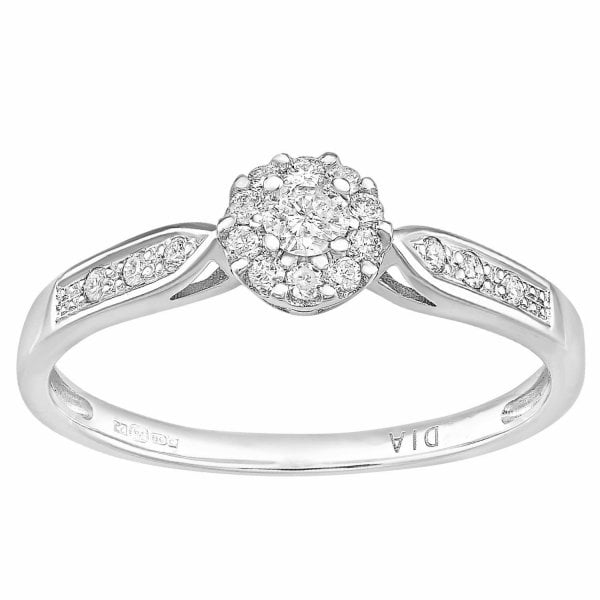 Diamond 0.25ct - White Gold and Diamond Ring