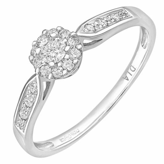 Diamond 0.25ct - White Gold and Diamond Ring