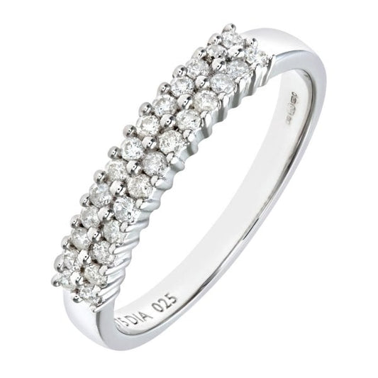 Diamond 0.25ct, White Gold Ring