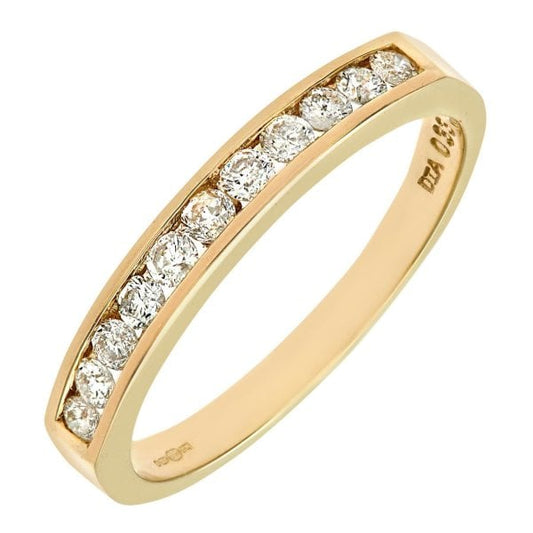 Gold and Diamond Ring Size: O