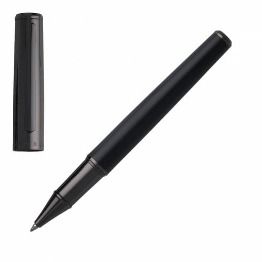 Minimal Dark Chrome Rollerball Pen