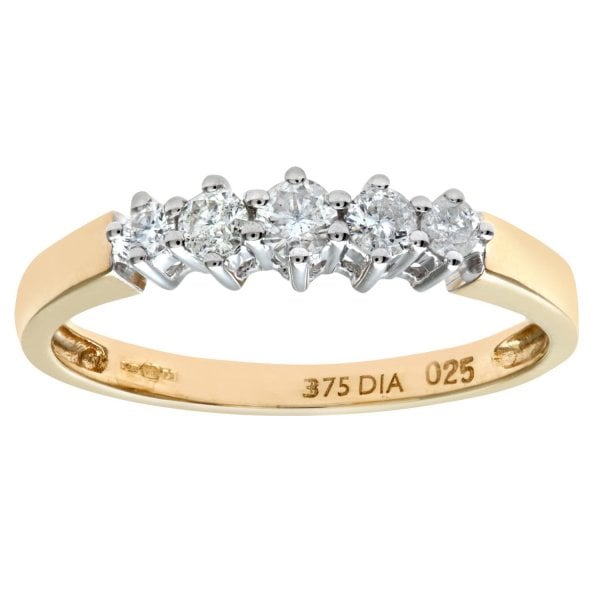 0.25ct Diamond, Yellow Gold Ring