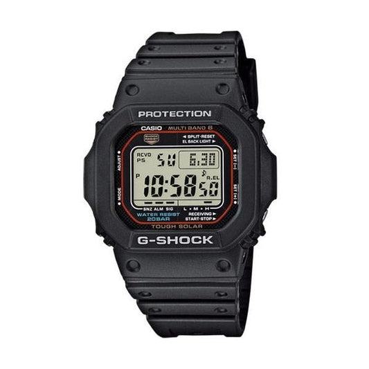 G-Shock Classic Solar Digital Black Plastic Strap