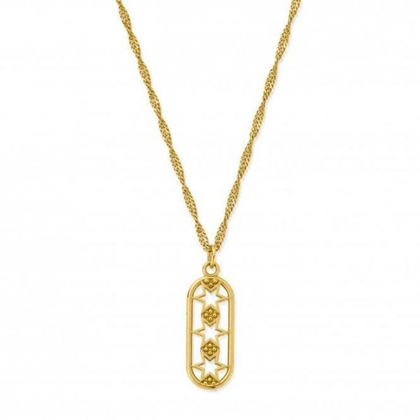 Gold Stars Align Necklace