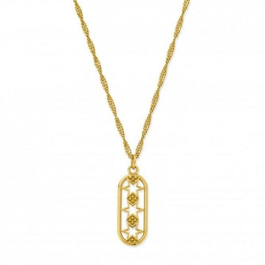 Gold Stars Align Necklace
