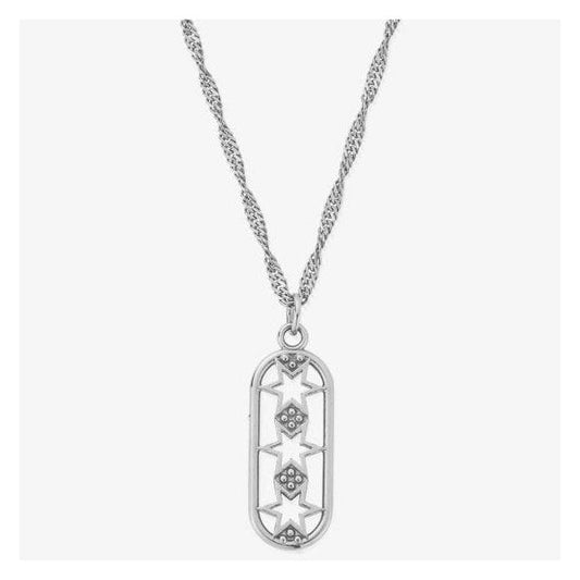 Stars Align Silver Necklace