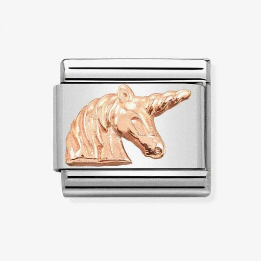 Classic Rose Gold Unicorn Charm