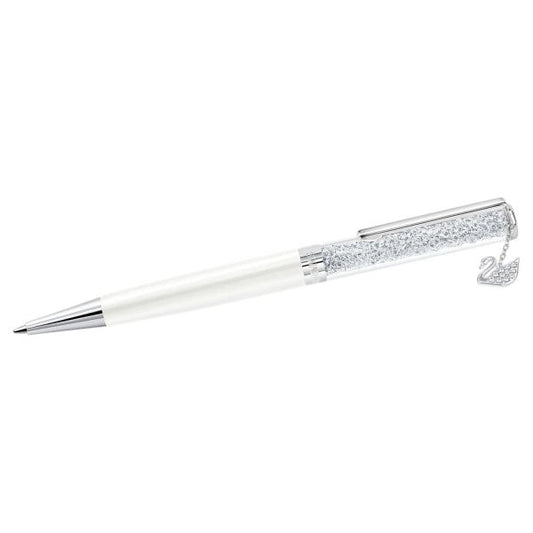 CRYSTALLINE SWAN CHARM PEN - W