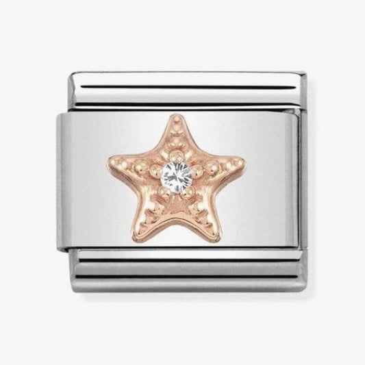 Rose Gold Classic Starfish Charm