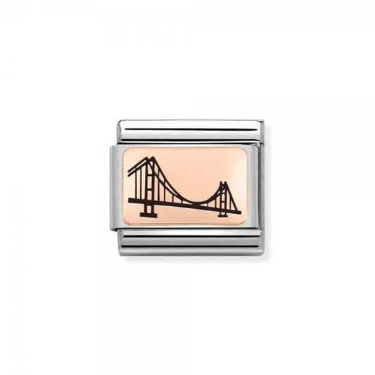 Rose Gold Humber Bridge Charm