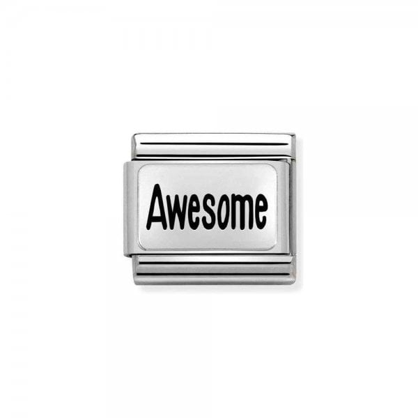 Classic Silver Awesome Charm