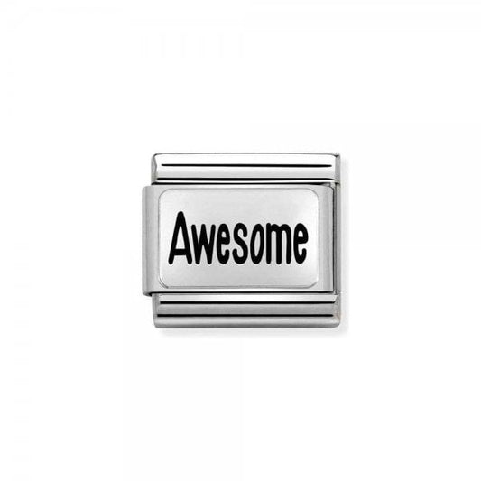 Classic Silver Awesome Charm