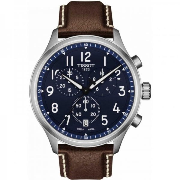 Tissot Chrono XL Vintage Blue Dial Watch