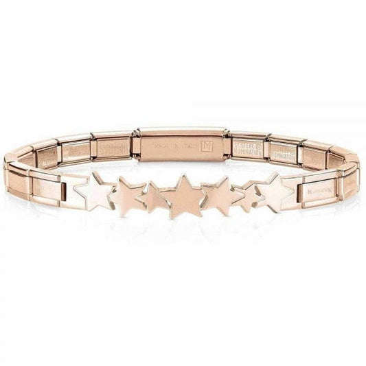 Stars Rose gold finish