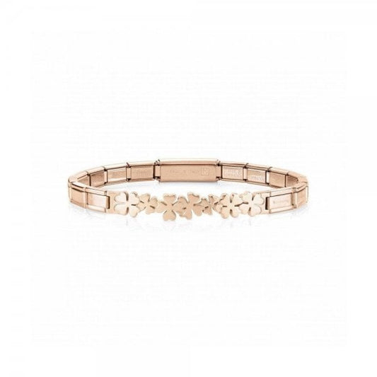 Clovers Rose gold finish