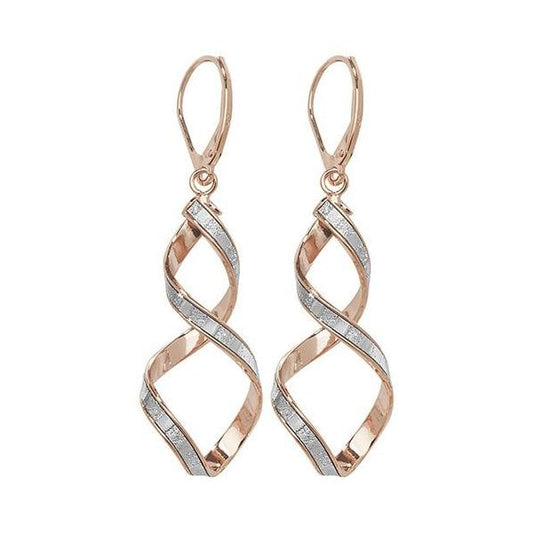 9CT ROSE GOLD DROP EARRINGS