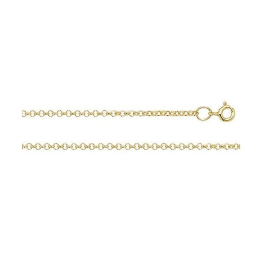 9CT YEL GOLD BELCHER CHAIN