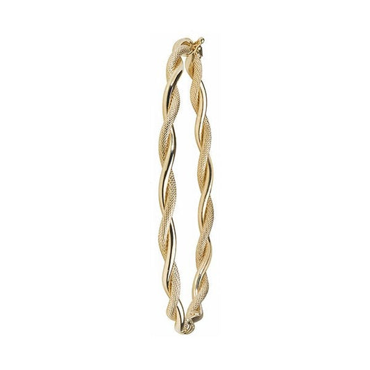 9ct Yel Gold Ladies' Hinged Bangle