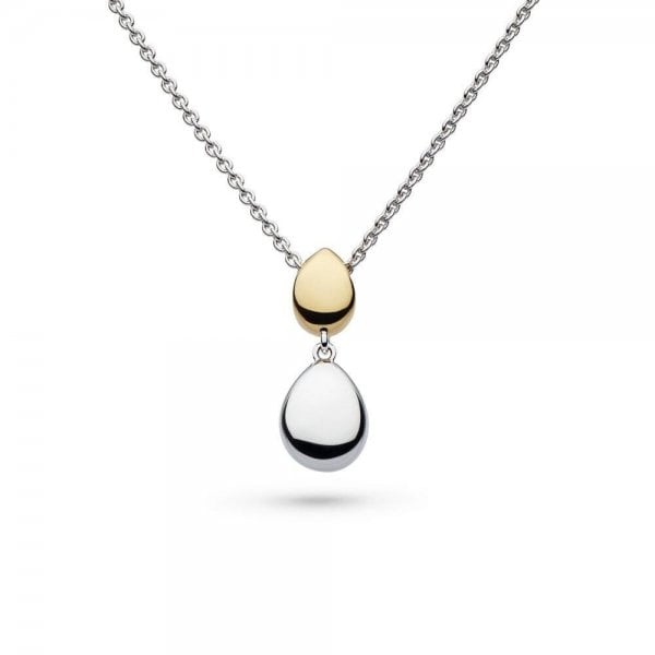 Coast Pebble Golden Pendant 18"