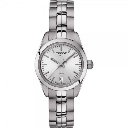 Women's PR 100 Date Bracelet Strap Watch, Silver