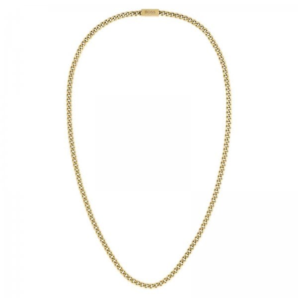 Gold Coloured Chain For Him Necklace