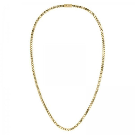 Gold Coloured Chain For Him Necklace