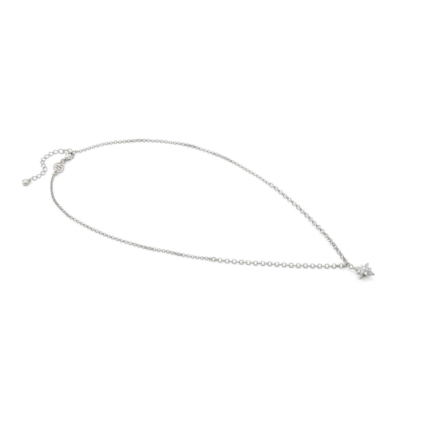 Sweetrock Silver & CZ Wind Rose Necklace