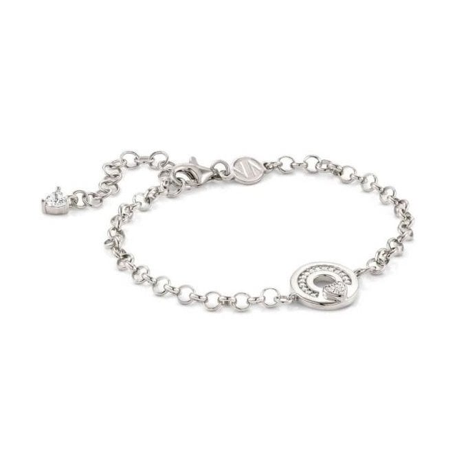 Sentimental Silver Heart Bracelet