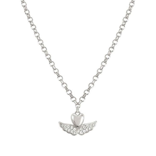 Sweetrock Edition Cubic Zirconia Winged Heart