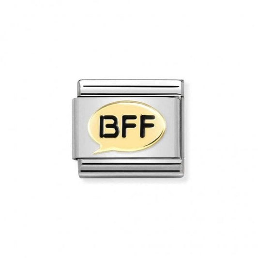 Gold Symbols Cartoon BFF Charm