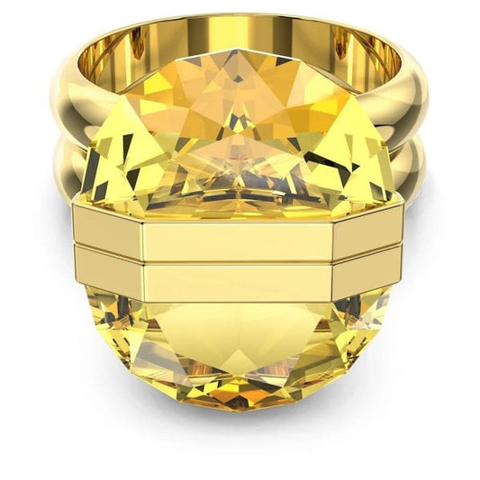 Lucent ring Magnetic, Yellow, Gold-tone plated S55
