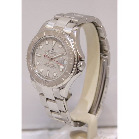 Midsize Stainless Steel and Platinum Yachtmaster.