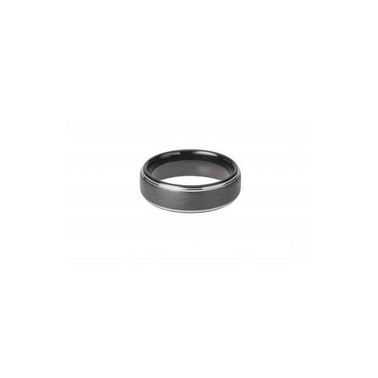 Black Plated Tungsten Ring - SIZE 60