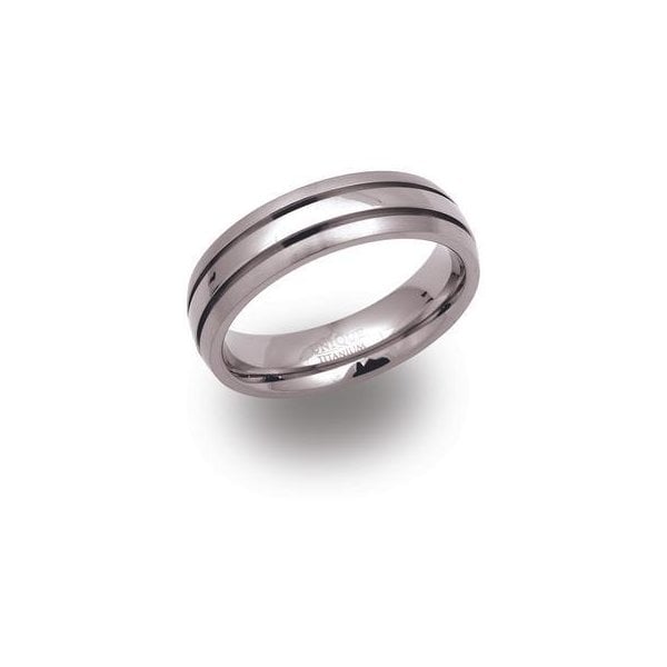 Titanium Ring 6mm - SIZE 64