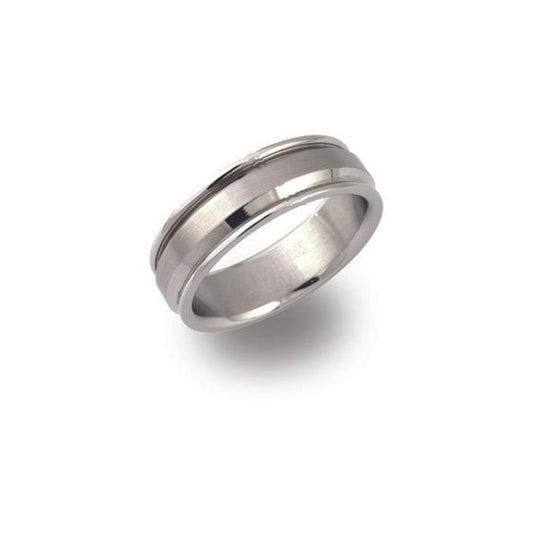 Gents Stainless Steel Ring SIZE 64
