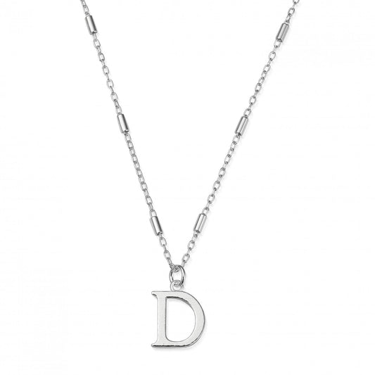 Iconic Initial Necklace - D