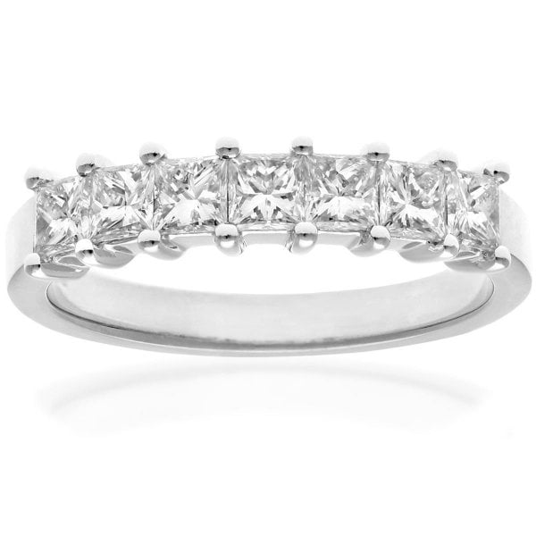 1.00ct Diamond, 18k White Gold Ring - P