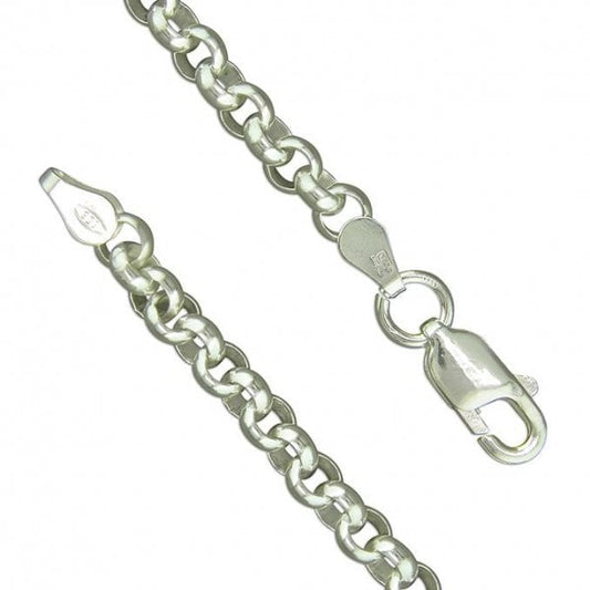 Sterling Silver Gents/Unisex Bracelet - 21.5cm