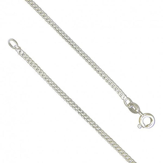 Sterling Silver Necklace - 61cm, Diamond Cut