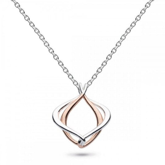 Entwine Alicia Small Rose Gold Plate 18 Necklace