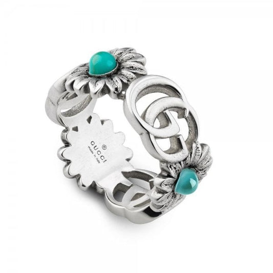 Silver Marmont GUCCI Ring