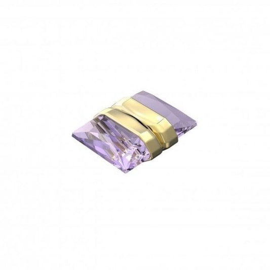 Lucent Stud Magnet Violet Crystal Ear Cuff