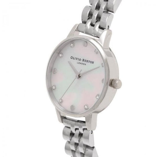 Midi Classic Pearl Dial Silver Ladies Watch