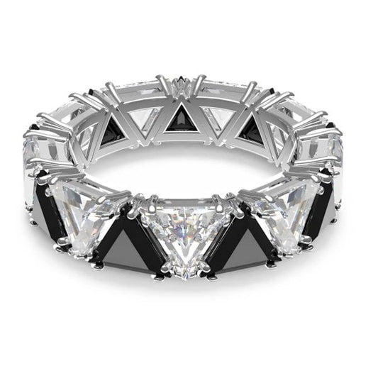 Millenia cocktail ring Triangle cut crystals S55