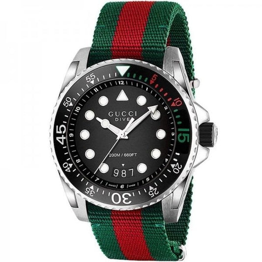 DIVE BLACK DIAL NYLON STRAP