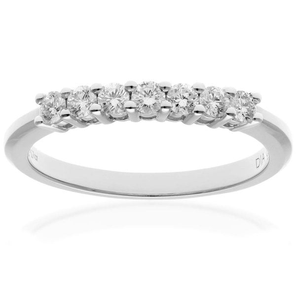 0.33ct Diamond, Platinum Eternity Ring - Size N