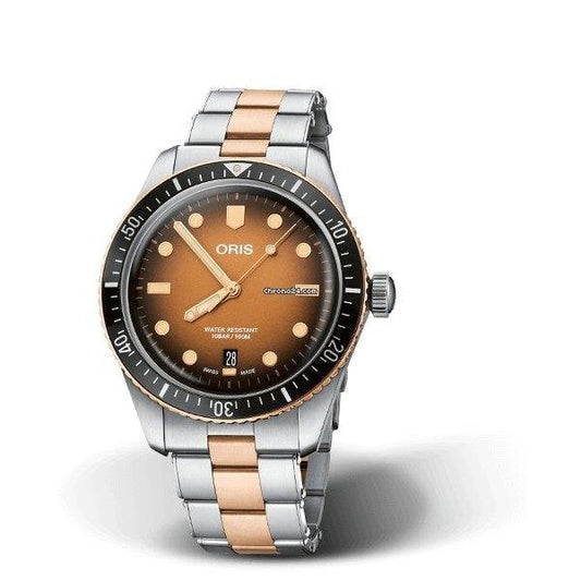 Oris Divers Sixty-Five Brown Dial Gents Watch