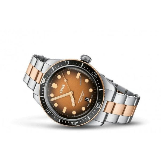 Oris Divers Sixty-Five Brown Dial Gents Watch