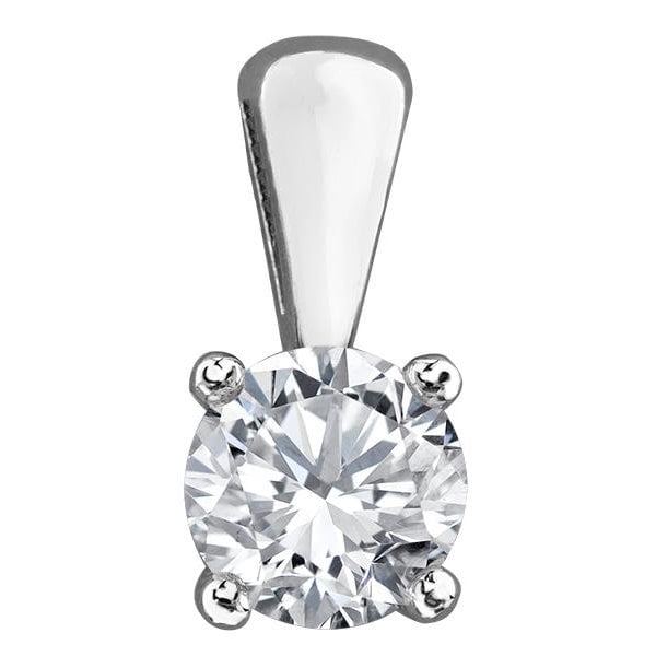18ct WG/PD 0.75ct Diamond Pendant
